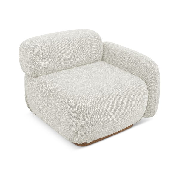 Krémovobiely modul pohovky (pravý roh) Ailani – Makamii-image-2