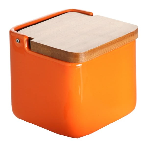 Oranžová dóza na soľ Versa Orange Basic Salt Box