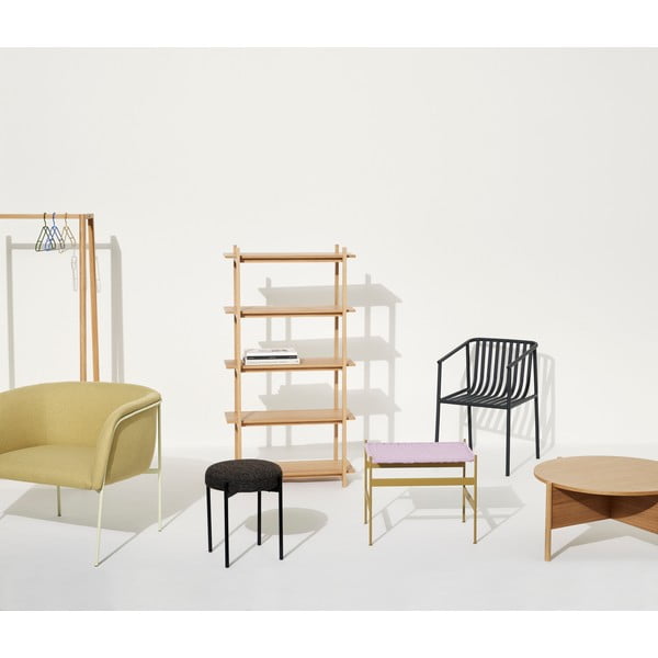 Okrúhly konferenčný stolík v dekore duba v prírodnej farbe ø 86 cm Heritage – Hübsch-image-4