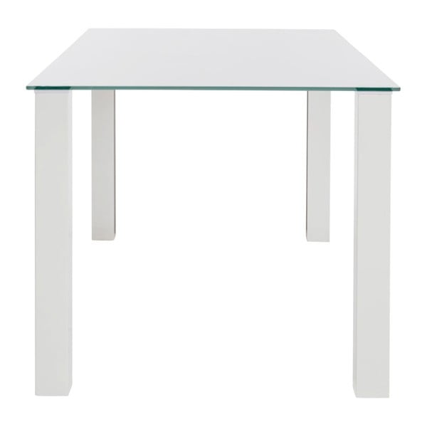 Biely jedálenský stôl 13Casa Nake, 80 x 80 cm
