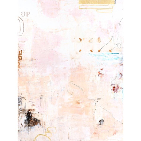 Ručne maľovaný obraz na plátne 88x118 cm Small Notes – Malerifabrikken