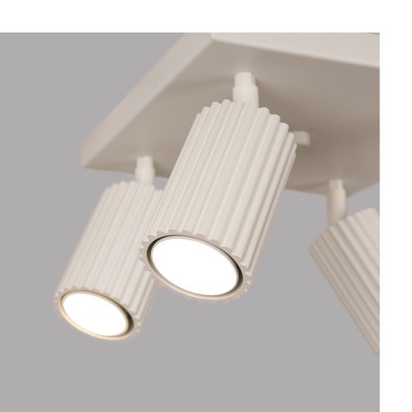 Krémovobiele bodové svietidlo 25x25 cm Gleam – Sollux-image-1