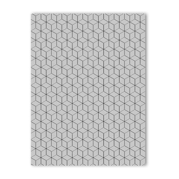 Plagát na bavlnenom papieri Funky Milk geometrik Geron, 30 x 40 cm