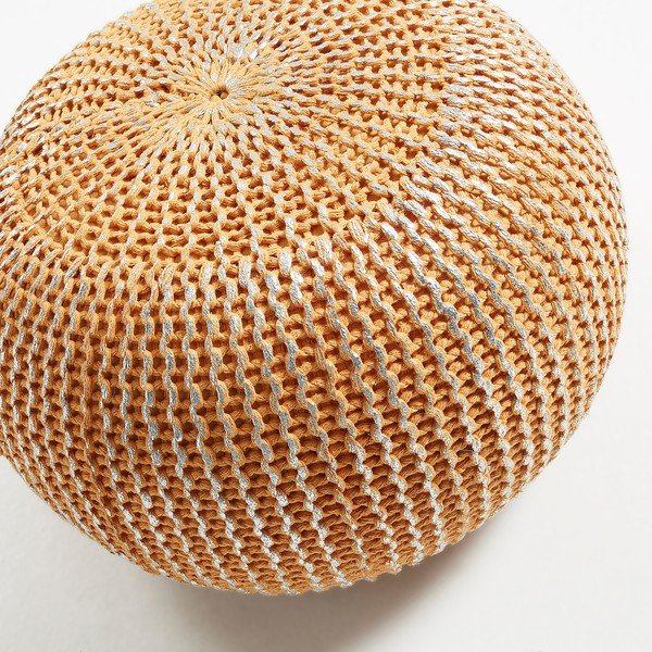 Oranžový sedací puf La Forma Shore-image-1