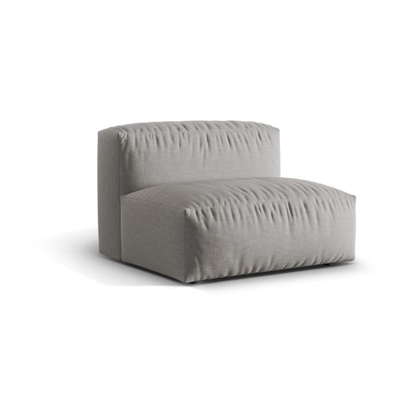 Svetlosivý modul pohovky (stredový diel) Martina – Micadoni Home-image-1