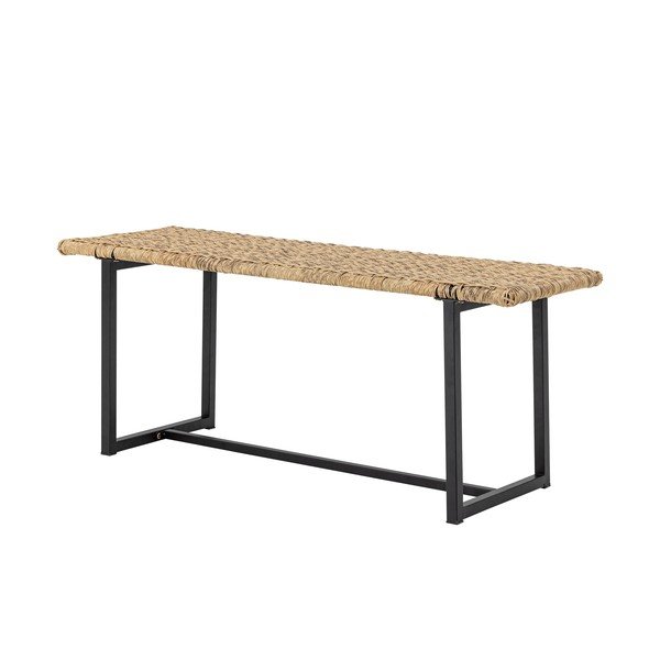 Ratanová záhradná lavica v prírodnej farbe Adilly – Bloomingville-image-2