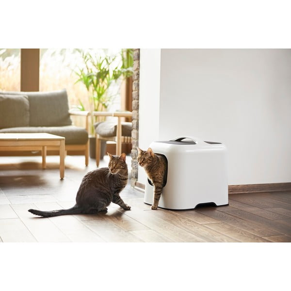 Biely mačací záchod 40x51 cm Biala – Rotho-image-4