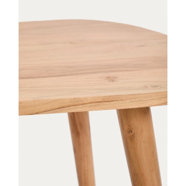 Konferenčný stolík z masívu akácie v prírodnej farbe 60x110,5 cm Duvani – Kave Home-image-4