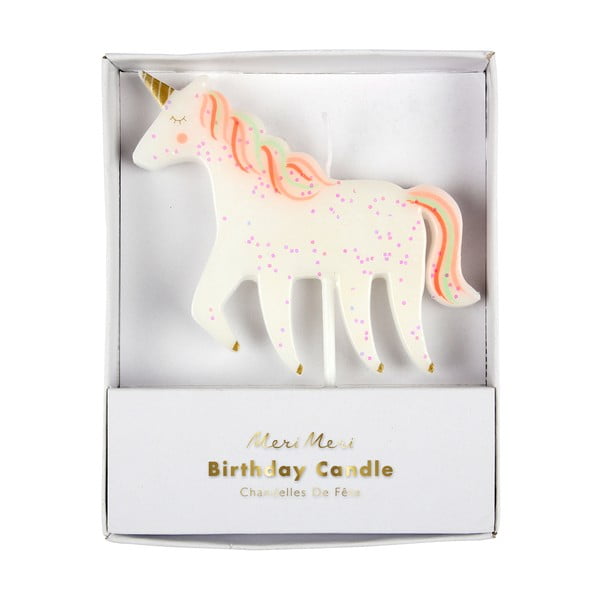 Tortová sviečka Unicorn – Meri Meri