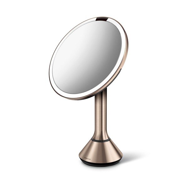 Kozmetické zrkadlo s osvetlením/zväčšovacie (5x) ø 20 cm Sensor – simplehuman-image-4