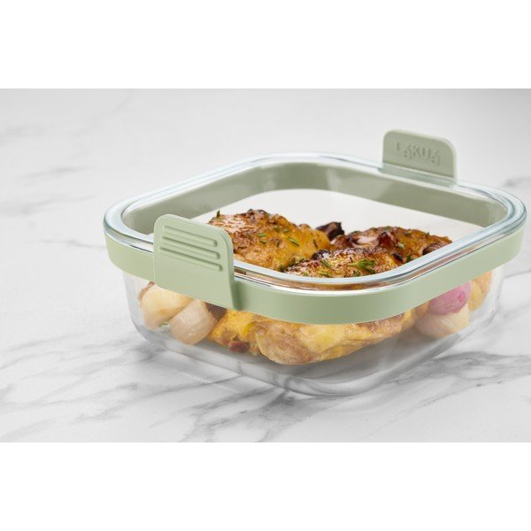 Sklenená forma do teplovzdušnej fritézy 18,5x17,5 cm – Lékué-image-2