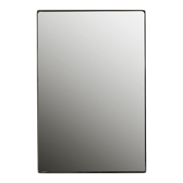 Nástenné zrkadlo s čiernym rámom Kare Design Shadow, 90 × 60 cm