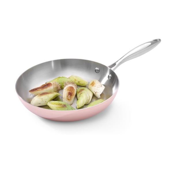 Medená panvica s nerezom Hendi, ø 24 cm-image-1