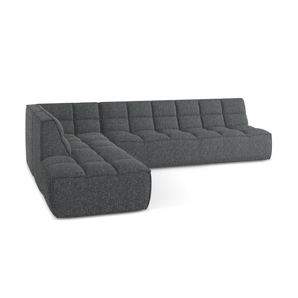 Tmavosivá modulárna rohová pohovka (variabilná) Kalai – Makamii-image-3