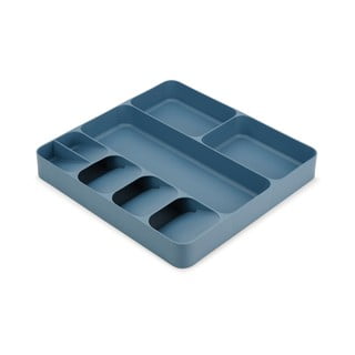 Modrý kuchynský organizér do zásuvky Joseph Joseph DrawerStore Compact Sky