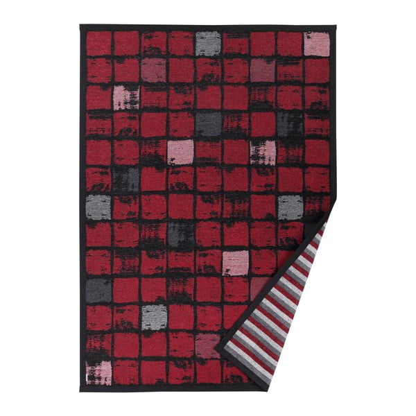 Červený vzorovaný obojstranný koberec Narma Telise, 140 x 200 cm