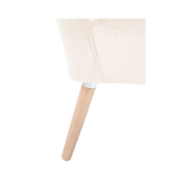 Krémové kreslo Ma× Winzer Neele Velvet-image-3