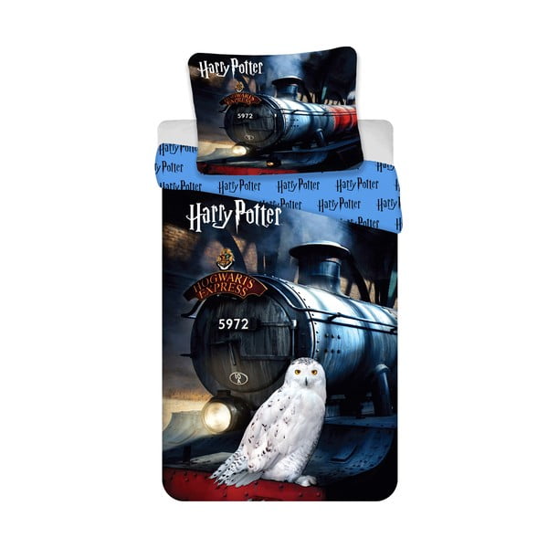 Detské bavlnené obliečky Jerry Fabrics Harry Potter, 140 x 200 cm
