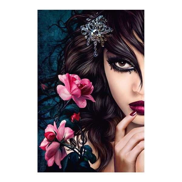 Maxi plagát Midnight Rose, 115x175 cm