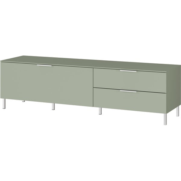 Svetlozelený TV stolík 164x47 cm Kenora - Germania-image-2