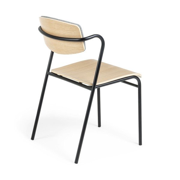 Jedálenská stolička v dekore dubového dreva Kave Home Zaha-image-3