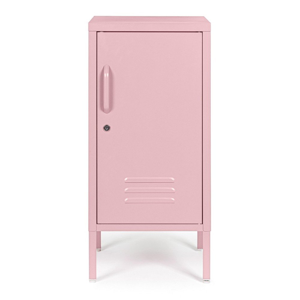 E-shop Svetloružová kovová uzamykateľná skrinka 35x76x40 cm Cambridge – Yes Everyday
