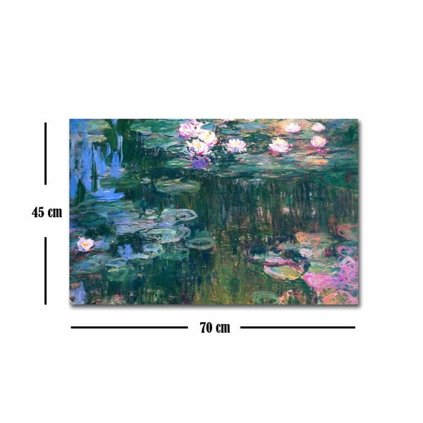 Nástenná reprodukcia na plátne Claude Monet, 45 × 70 cm-image-3