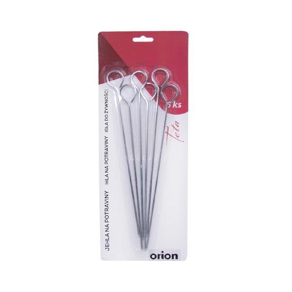 Ihly na špíz v súprave 6 ks z nehrdzavejúcej ocele – Orion-image-2