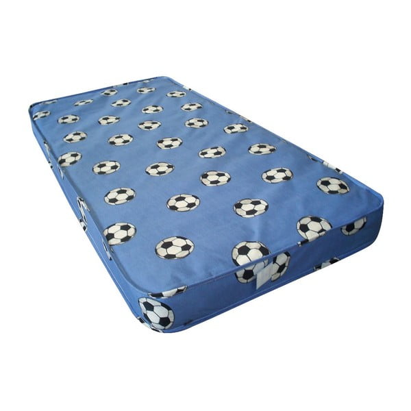 Detský matrac Football Single Blue, 190x90x15 cm