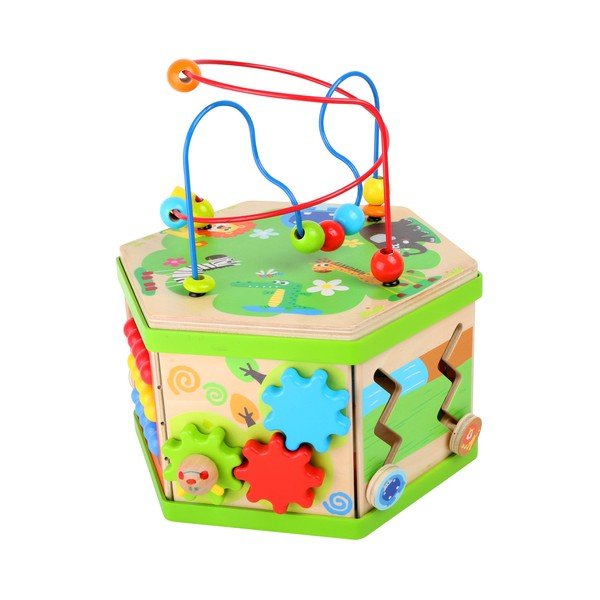 Drevená hračka pre rozvoj motoriky Legler Safari-image-2