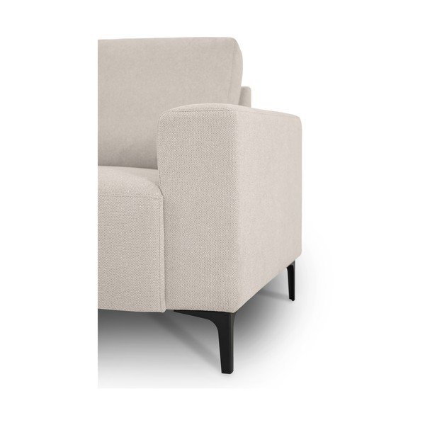 Béžová ženilková rohová pohovka (ľavý roh/s leňoškou) Fabian – Scandic-image-4