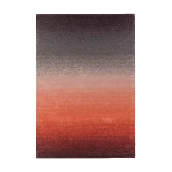 Červeno-sivý koberec Asiatic Carpets Ombre, 160 x 230 cm