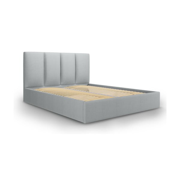 Svetlosivá dvojlôžková posteľ Mazzini Beds Juniper, 160 x 200 cm
