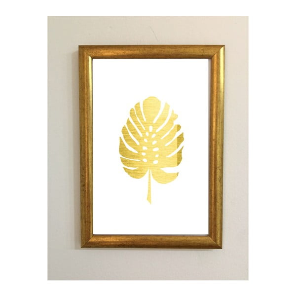 Plagát v ráme Piacenza Art Gold Leaf, 30 × 20 cm