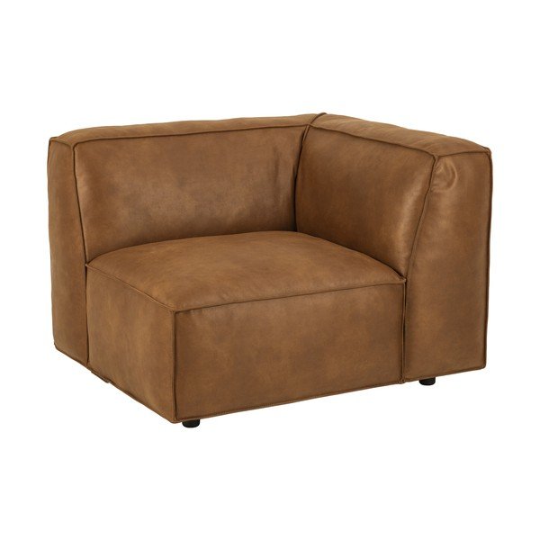 Koňakovohnedý modul pohovky (pravý roh) Fairfield Kentucky – Bonami Selection-image-3