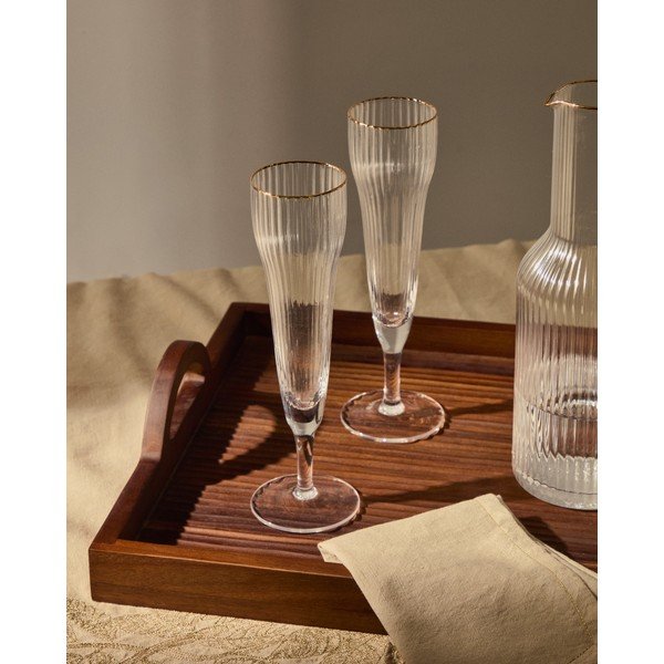 Pohár na sekt 190 ml Ayan – Kave Home-image-1