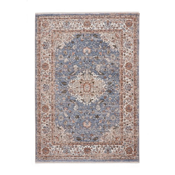 Modro-béžový behúň 80x300 cm Vintage – Think Rugs