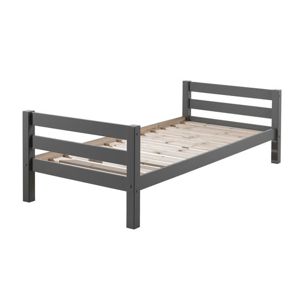 Sivá detská posteľ 90x200 cm Pino - Vipack