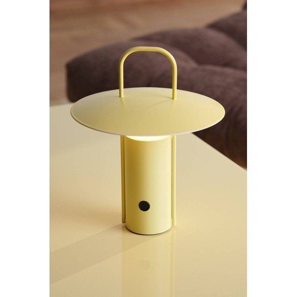 Žltá kovová LED so stmievačom stolová lampa (výška  24 cm) Venna – Jotex-image-1