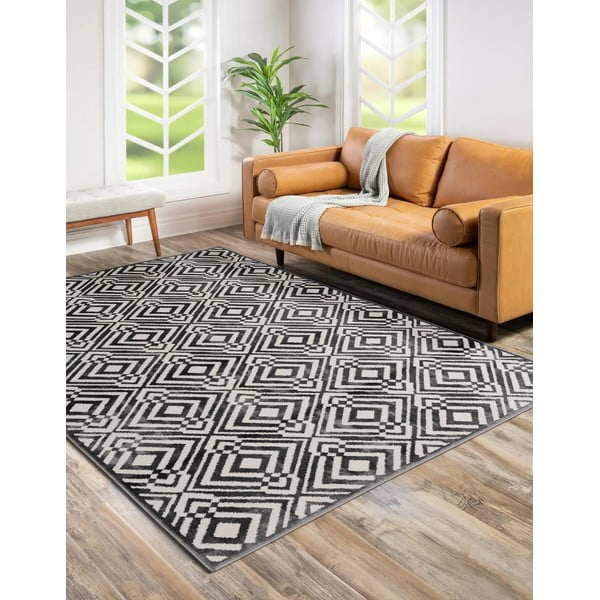 Tmavosivý koberec 133x190 cm Soft – FD-image-1