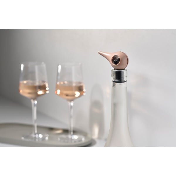 Ružová silikonová zátka na víno Zone Rocks-image-1