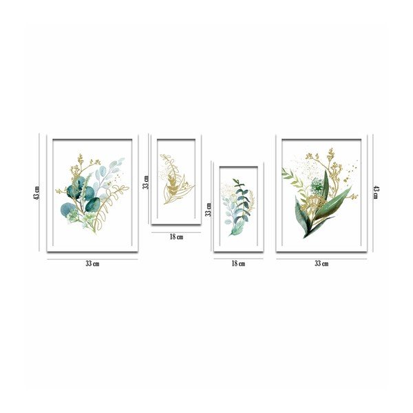 Súprava plagátov 4 ks 33x43 cm – Wallity-image-2