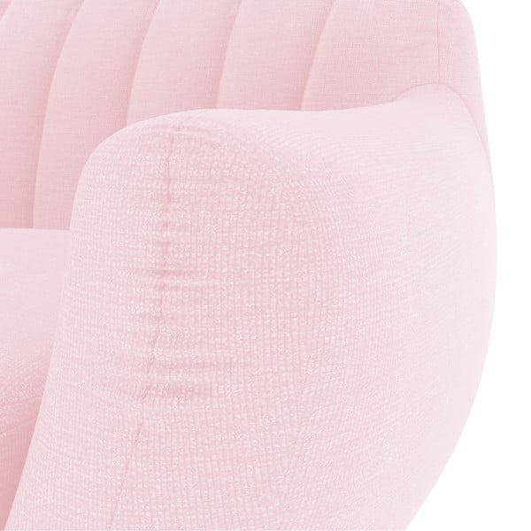 Pastelovoružová pohovka pre dvoch Vivonita Kennet-image-2