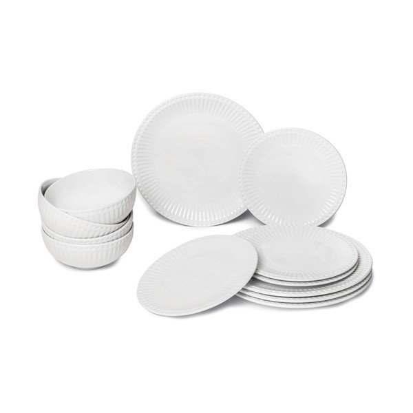 Porcelánová jedálenská súprava 12 ks Purita – Bonami Essentials-image-3