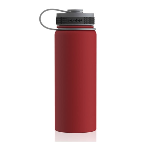 Červená termofľaša Asobu Alpine Flask, 530 ml