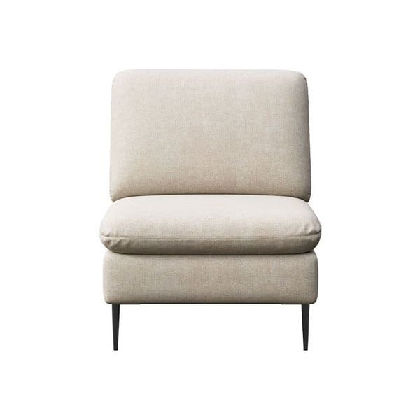 Béžové ženilkové kreslo Belle – Rodier