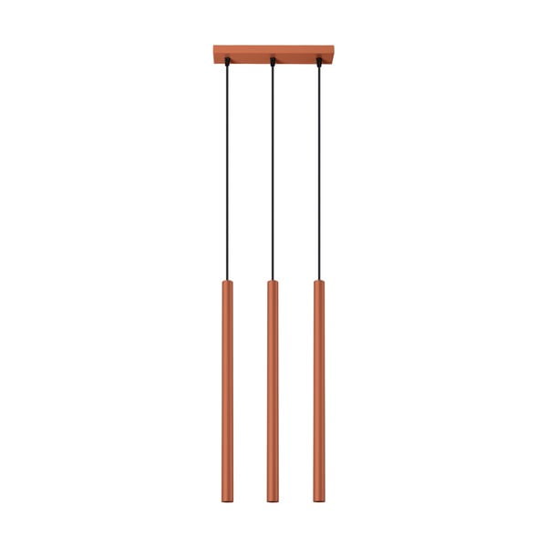 Závesné svietidlo v tehlovej farbe Fideus – Sollux