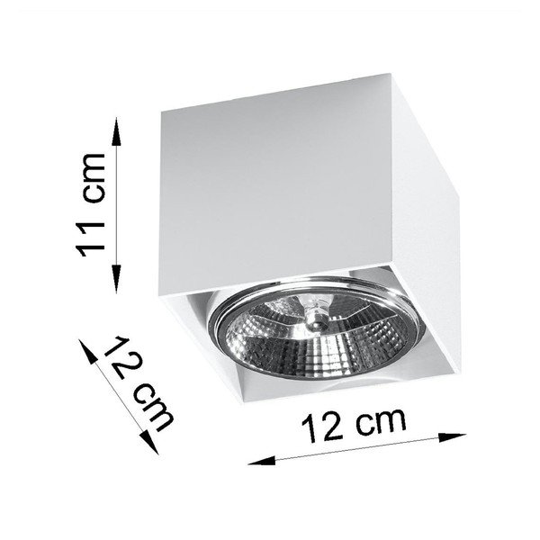 Biele stropné svietidlo Sollux Jerry-image-2
