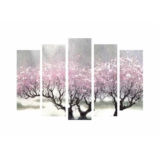 5-dielny obraz na plátne Cherry Blossom