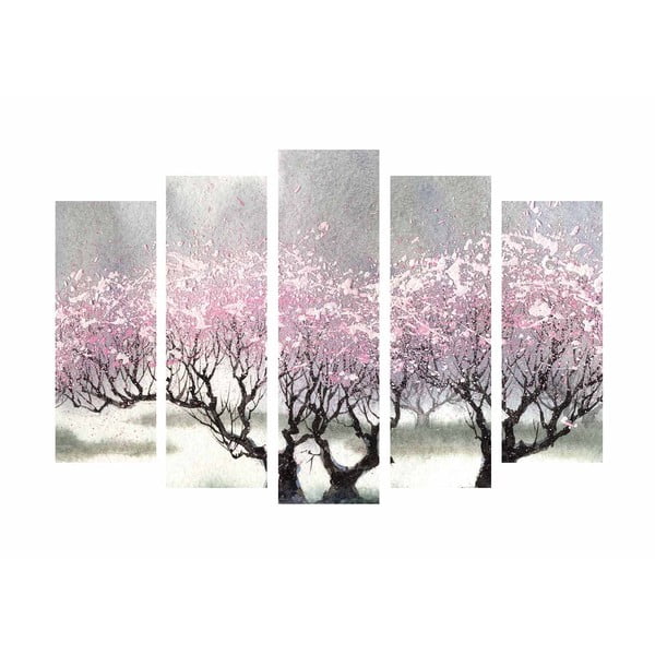 5-dielny obraz na plátne Cherry Blossom